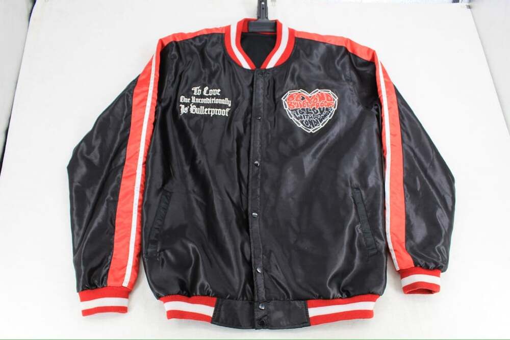 NewJerseySets Beyond Bulletproof To Love Without Conditions Satin Jacket Size L